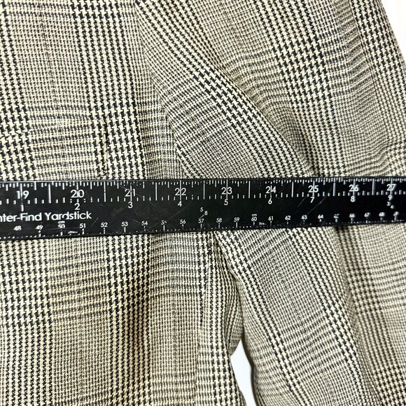 Vintage Country Road 1980s Suit Jacket Wool Blend Tweed Brown Brown Size 44 - Picture 6 of 9